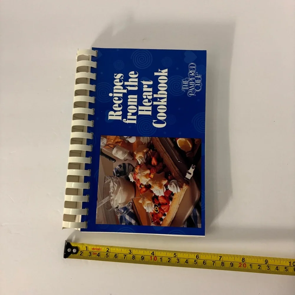 Pampered Chef Recipes from the Heart Cookbook 1997 Spiral Bound Recipe Book